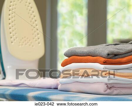 Stock Image - Ironing. Fotosearch