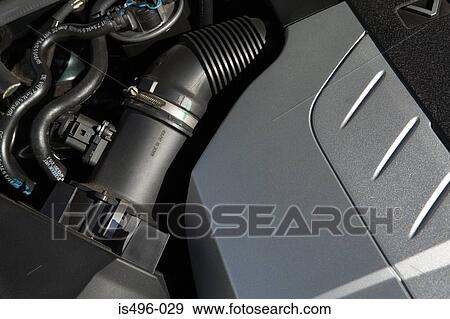 Stock Photo - Close up of car engine. Fotosearch