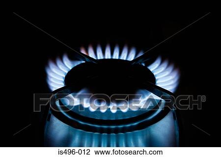 Stock Image - Gas hob. Fotosearch