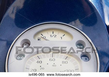 Speedometer on a scooter View Large Photo Image Stock Photography - Speedometer on a scooter. Fotosearch