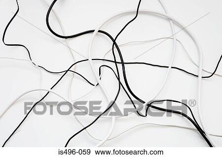Tangled cables View Large Photo Image Stock Photo - Tangled cables. Fotosearch