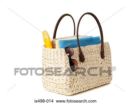 Beach bag View Large Photo Image Picture - Beach bag. Fotosearch