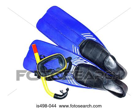 Diving mask and flippers View Large Photo Image Picture - Diving mask and flippers. Fotosearch