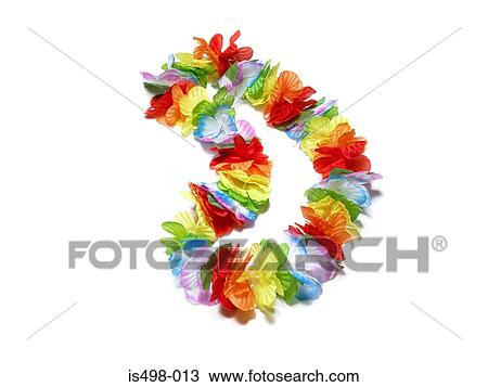 Stock Image - Garland of flowers. Fotosearch