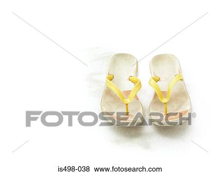 Pair of flipflops View Large Photo Image Stock Photo - Pair of flipflops. Fotosearch