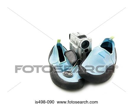 Video camera and shoes View Large Photo Image Stock Image - Video camera and shoes. Fotosearch