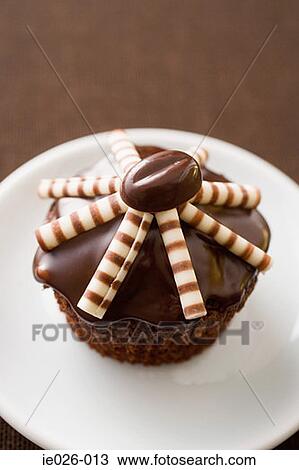 A decorated chocolate cake View Large Photo Image Stock Image - A decorated chocolate cake. Fotosearch