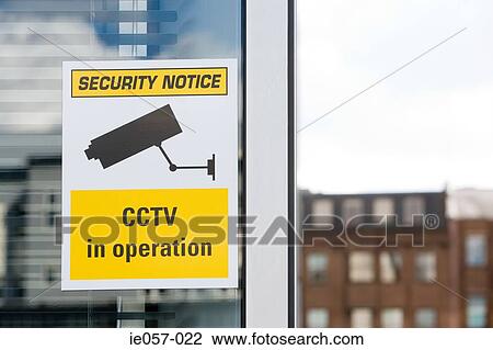 A security sign View Large Photo Image Stock Image - A security sign. Fotosearch