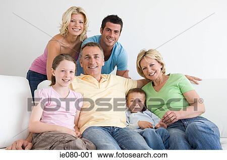 Three generation family View Large Photo Image Stock Image - Three generation family. Fotosearch