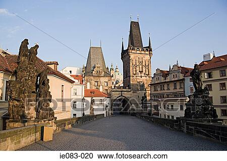 Charles bridge prague View Large Photo Image Stock Image - Charles bridge prague. Fotosearch