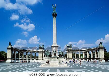 Heroes square budapest View Large Photo Image Stock Image - Heroes square budapest. Fotosearch