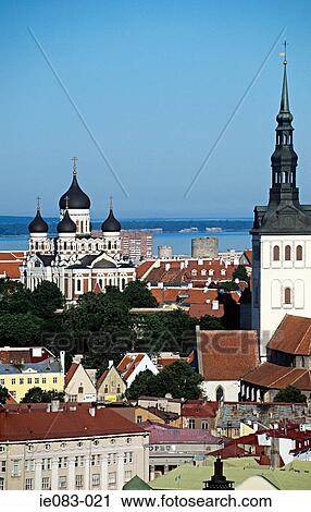 Tallinn cityscape View Large Photo Image Stock Image - Tallinn cityscape. Fotosearch