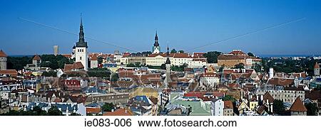 Tallinn cityscape View Large Photo Image Stock Photograph - Tallinn cityscape. Fotosearch