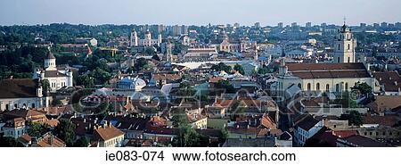 Vilnius cityscape View Large Photo Image Picture - Vilnius cityscape. Fotosearch