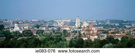 Vilnius cityscape View Large Photo Image Stock Photograph - Vilnius cityscape. Fotosearch