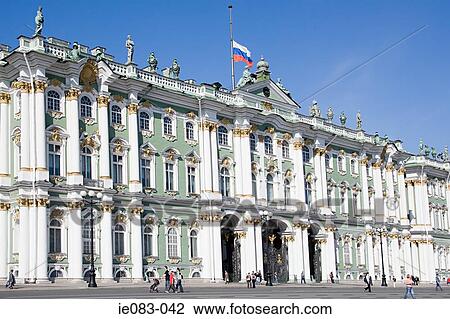 Stock Image - Winter palace st petersburg. Fotosearch