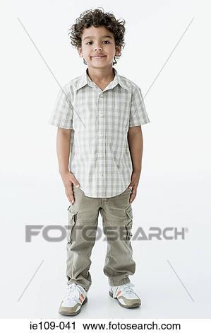 Stock Image - Portrait of a boy. Fotosearch
