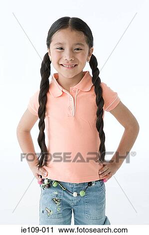 Portrait of a girl View Large Photo Image Stock Image - Portrait of a girl. Fotosearch