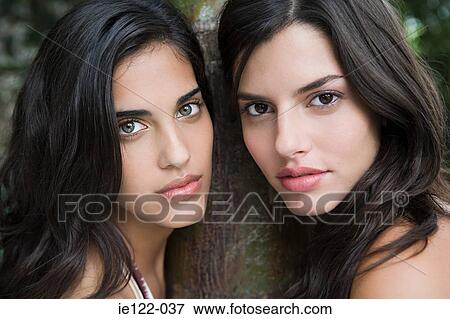 Two beautiful women View Large Photo Image Stock Photo - Two beautiful women. Fotosearch