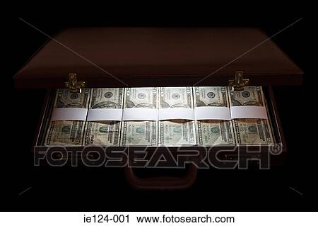 A briefcase filled wih banknotes View Large Photo Image Stock Image - A briefcase filled wih banknotes. Fotosearch
