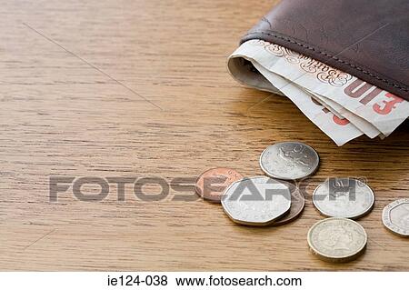 A wallet and money View Large Photo Image Stock Photo - A wallet and money. Fotosearch