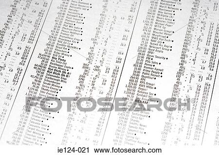 Stock Image - Financial paper. Fotosearch