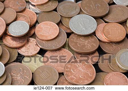 Stock Photo - Lots of coins. Fotosearch