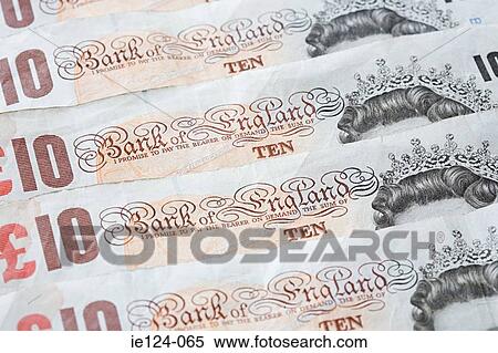 Stock Photography - Ten pound notes. Fotosearch
