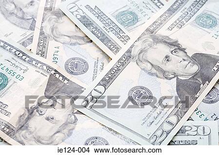 Twenty dollar notes View Large Photo Image Picture - Twenty dollar notes. Fotosearch