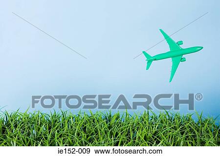 Stock Photo - A toy airplane. Fotosearch