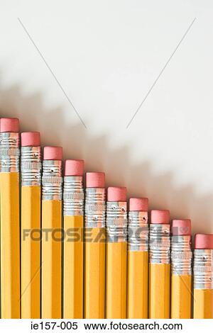 Pencils in a row View Large Photo Image Stock Photography - Pencils in a row. Fotosearch