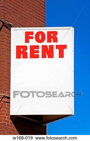 Stock Photo - For rent sign. Fotosearch