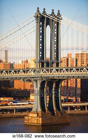 Manhattan bridge View Large Photo Image Stock Image - Manhattan bridge. Fotosearch
