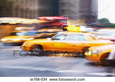 New york taxis View Large Photo Image Picture - New york taxis. Fotosearch