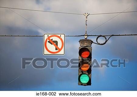 Sign and traffic lights View Large Photo Image Stock Image - Sign and traffic lights. Fotosearch
