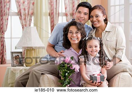Family on mothers day View Large Photo Image Stock Image - Family on mothers day. Fotosearch
