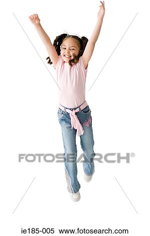 Girl jumping View Large Photo Image Stock Photography - Girl jumping. Fotosearch