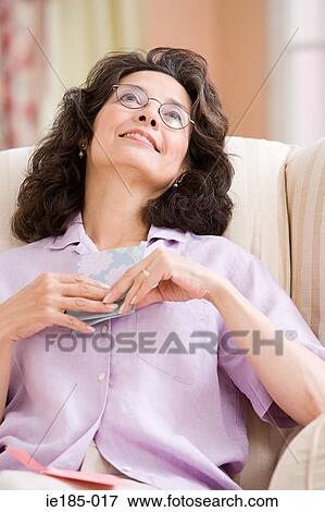 Woman thinking View Large Photo Image Stock Photo - Woman thinking. Fotosearch