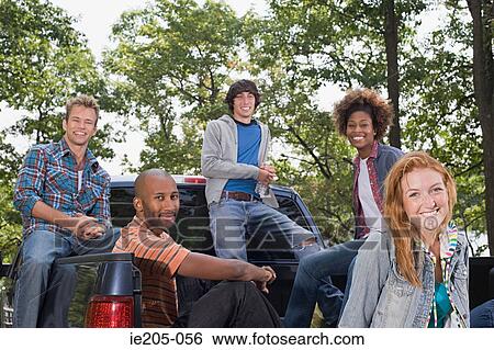 Friends on a road trip View Large Photo Image Stock Photograph - Friends on a road trip. Fotosearch