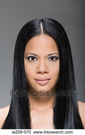 Stock Image - Portrait of a woman. Fotosearch