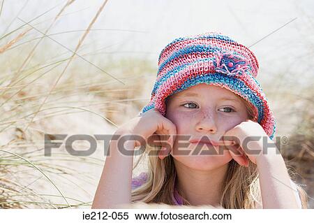 Stock Photography - Portrait of a girl. Fotosearch