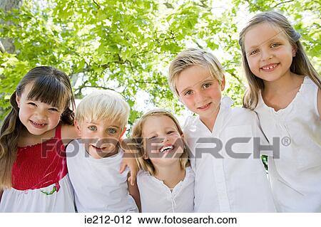 Portrait of friends View Large Photo Image Stock Image - Portrait of friends. Fotosearch