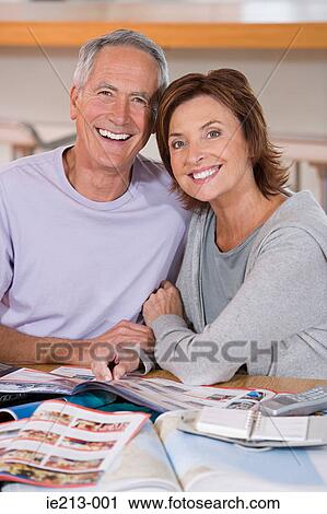 Portrait of a senior couple View Large Photo Image Stock Image - Portrait of a senior couple. Fotosearch