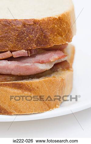 Stock Photograph - Bacon sandwich. Fotosearch