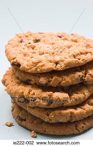 Stock Image - Stack of cookies. Fotosearch