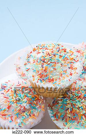 Stack of cupcakes View Large Photo Image Stock Image - Stack of cupcakes. Fotosearch