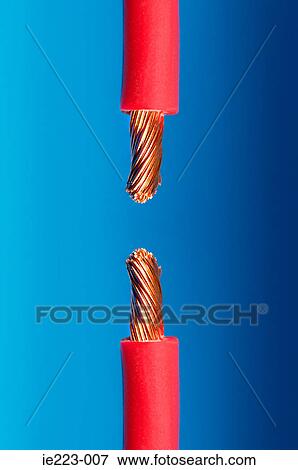 Broken cable View Large Photo Image Stock Photo - Broken cable. Fotosearch