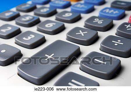 Calculator View Large Photo Image Stock Photograph - Calculator. Fotosearch