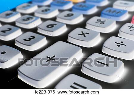 Calculator View Large Photo Image Stock Photograph - Calculator. Fotosearch