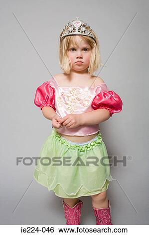 Girl in a costume View Large Photo Image Stock Photograph - Girl in a costume. Fotosearch